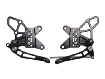 Picture of Vortex Racing 13-18 Kawasaki ZX636 Ninja ZX-6R Rear Set- Black