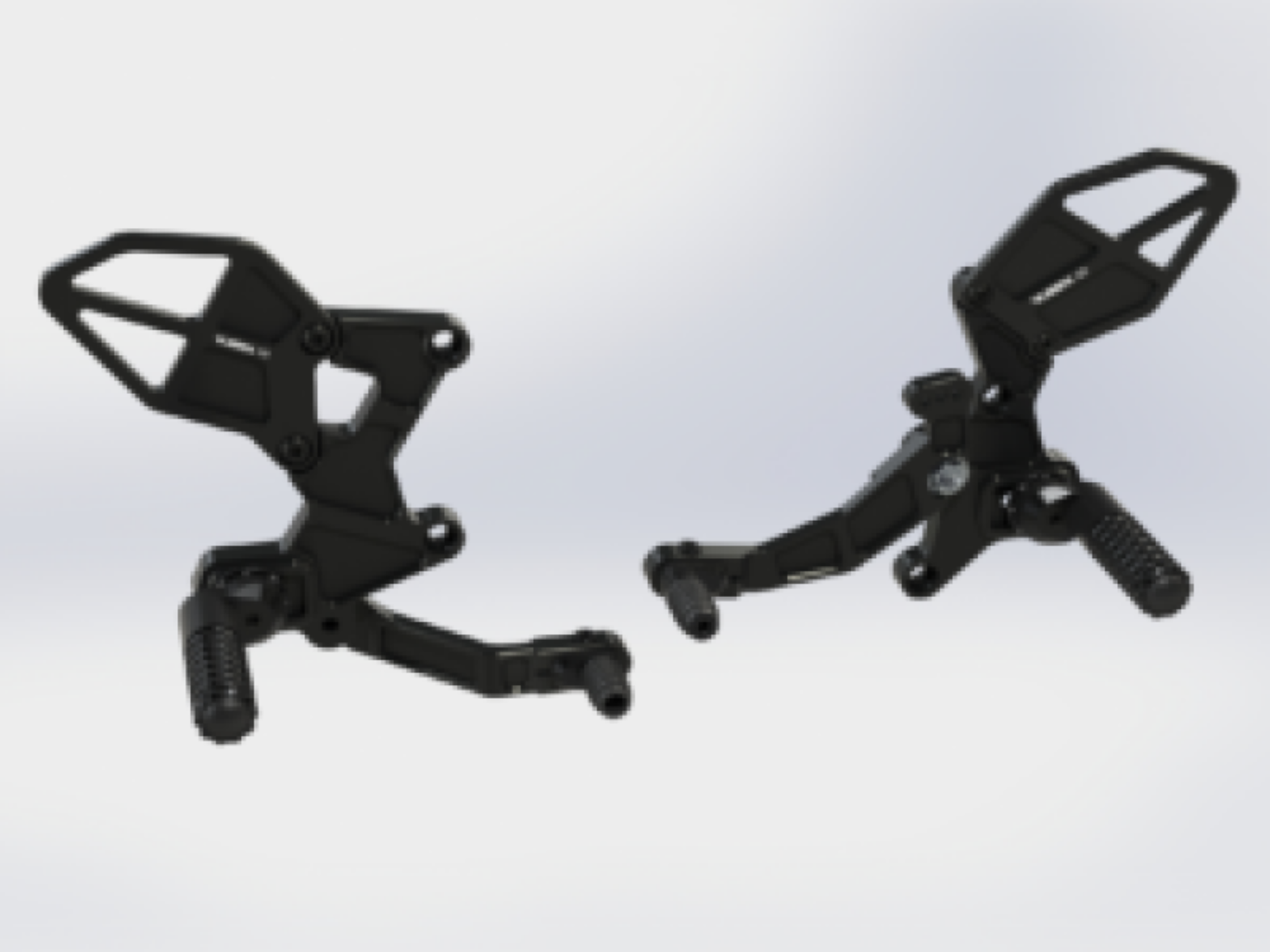 Picture of Vortex Racing VTX Adjustable Rear Sets Bike Stands - RS433K