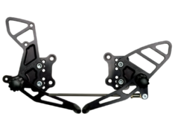 Picture of Vortex Racing 03-07 Suzuki SV1000 S,03-10 SV650 Adjustable Rearsets- Black