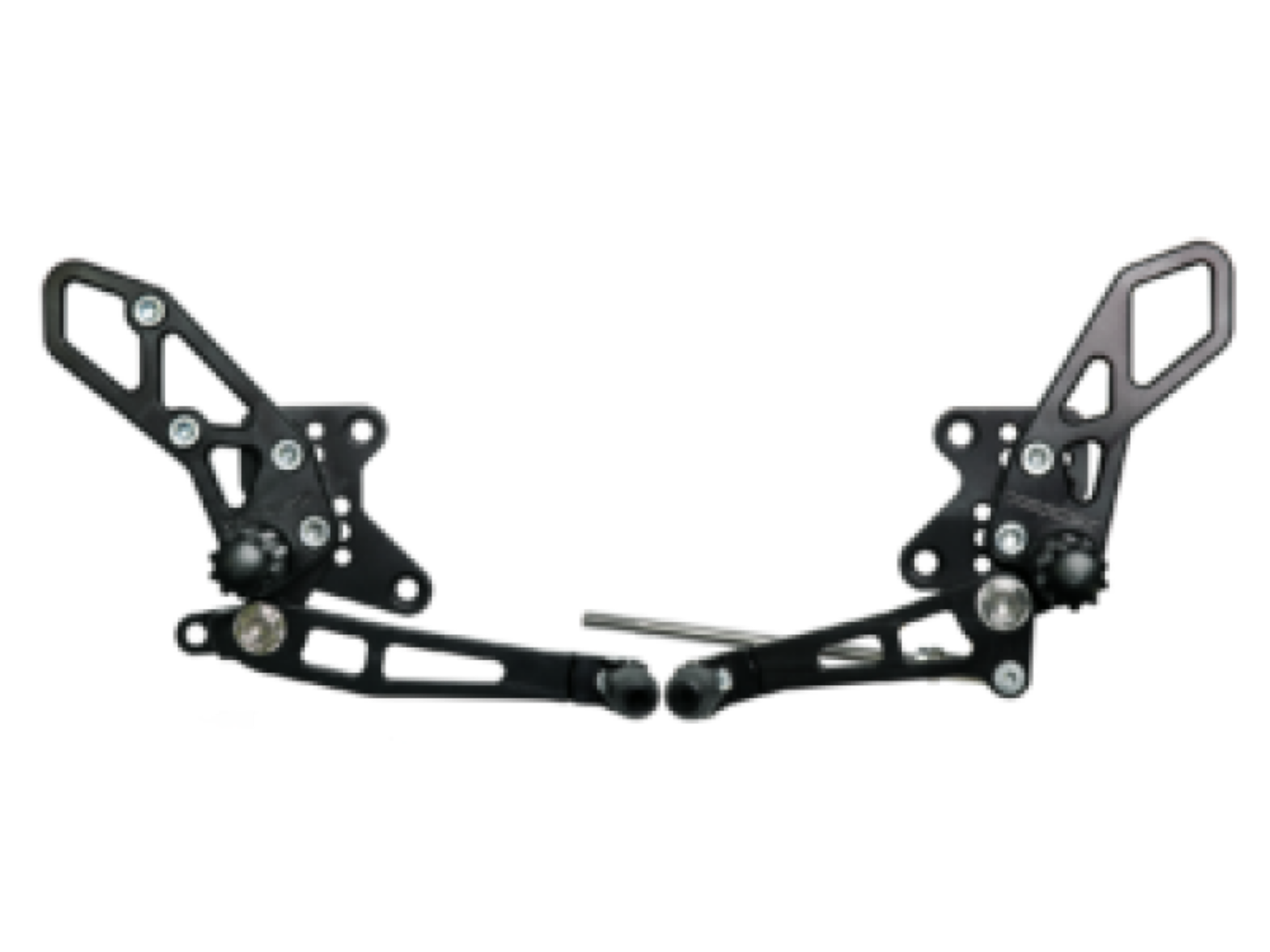 Picture of Vortex Racing 08-13 Kawasaki EX250 Ninja,13-17 EX300 Ninja Adjustable Rearsets- Black