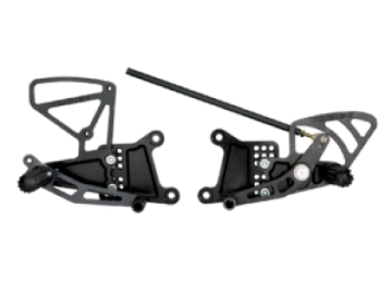 Picture of Vortex Racing 04-06 Yamaha YZF-R1,06 YZF-R1 SP Rear Set- Black