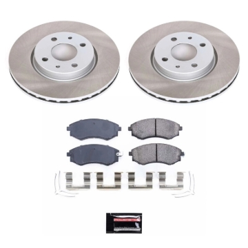 Picture of Power Stop 99-01 Hyundai Tiburon Front Semi-Coated Rotor Kit
