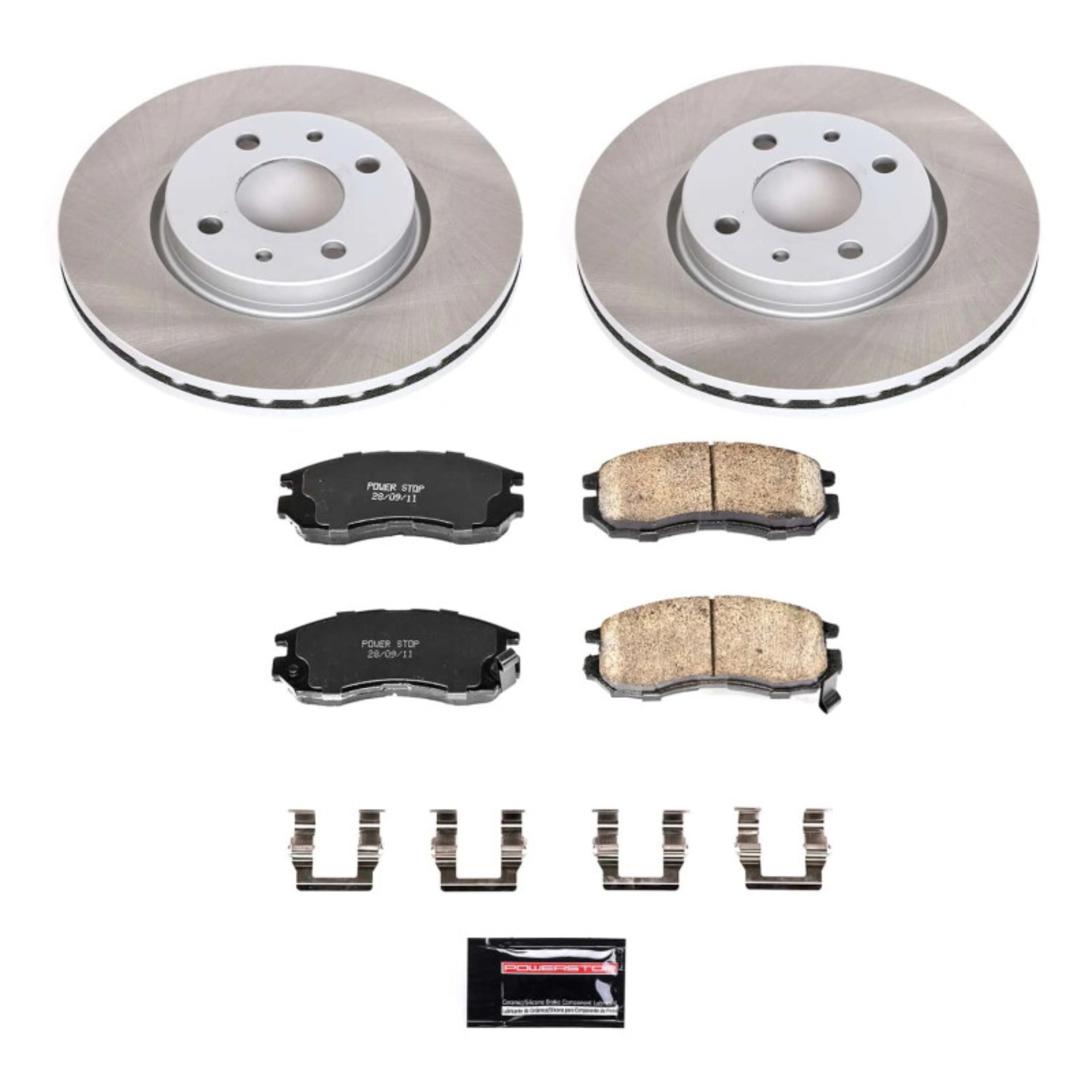 Picture of Power Stop 93-95 Eagle Summit Front Semi-Coated Rotor Kit