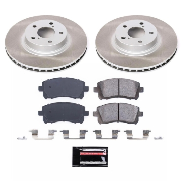 Picture of Power Stop 2000 Subaru Outback Front Semi-Coated Rotor Kit