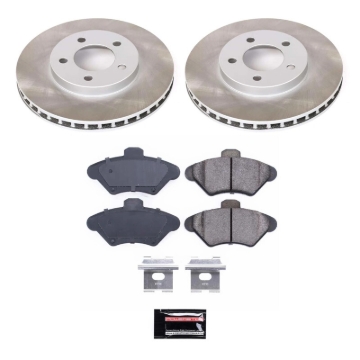 Picture of Power Stop 93-97 Mercury Cougar Front Semi-Coated Rotor Kit