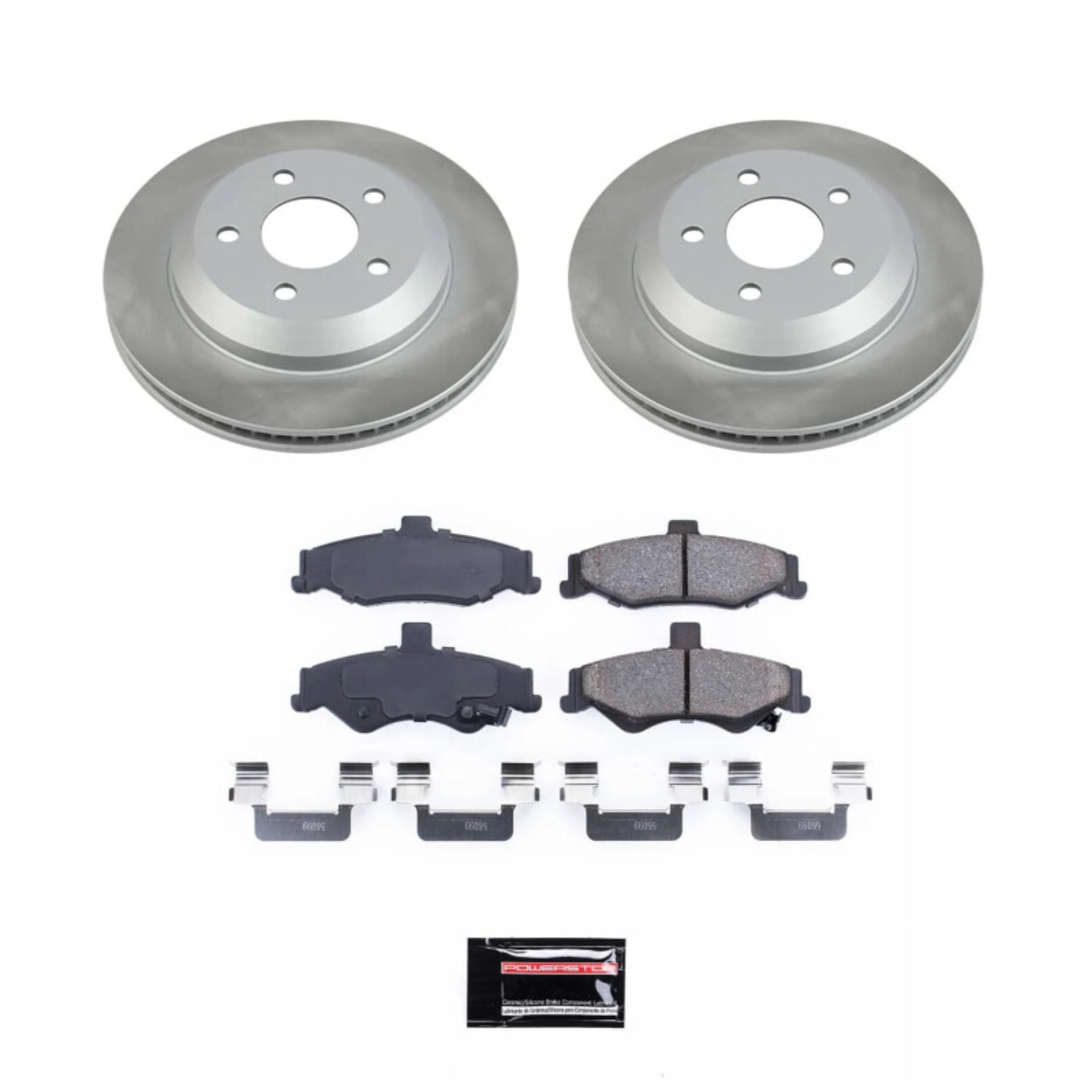 Picture of Power Stop 98-02 Pontiac Firebird Rear Semi-Coated Rotor Kit