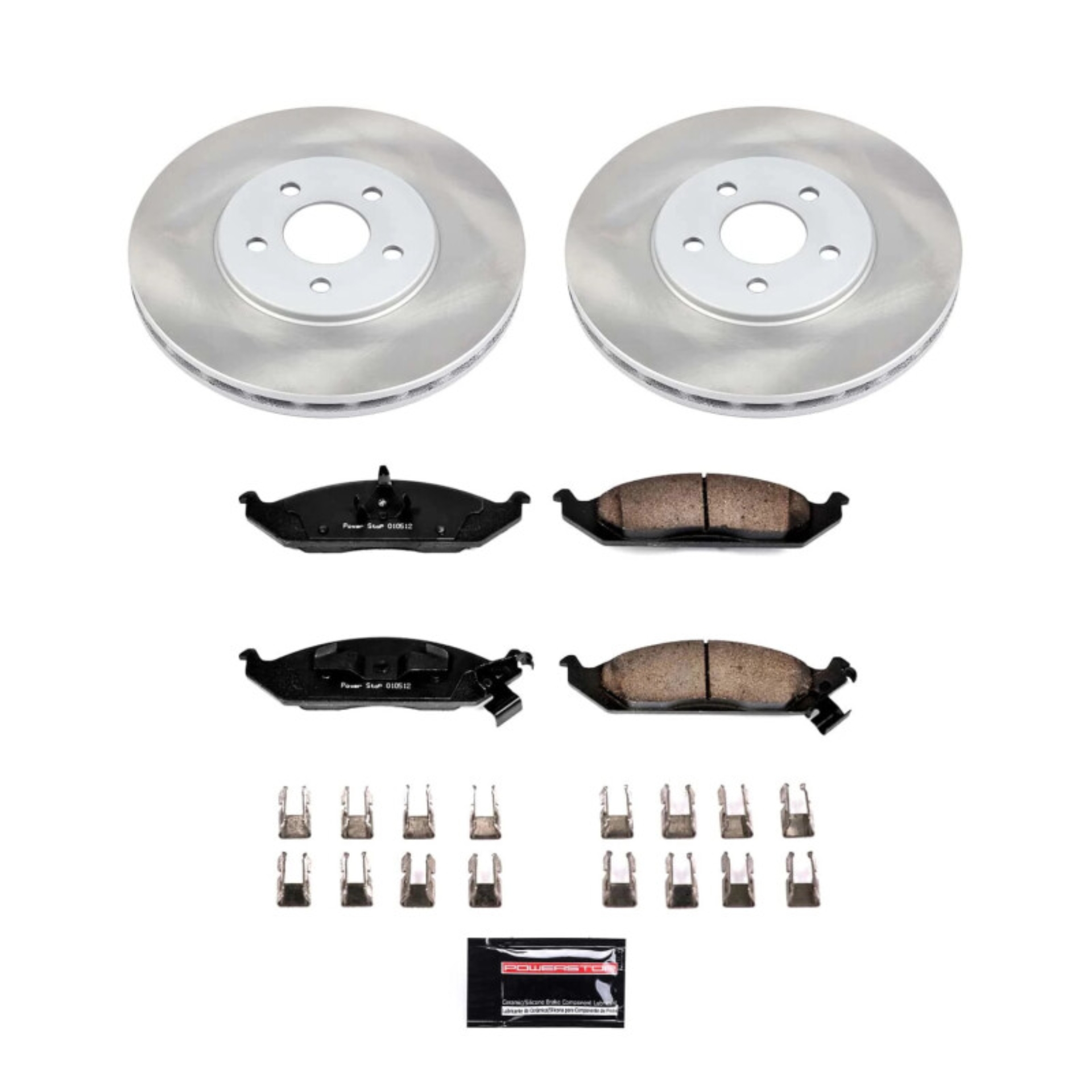 Picture of Power Stop 96-00 Plymouth Breeze Front Semi-Coated Rotor Kit