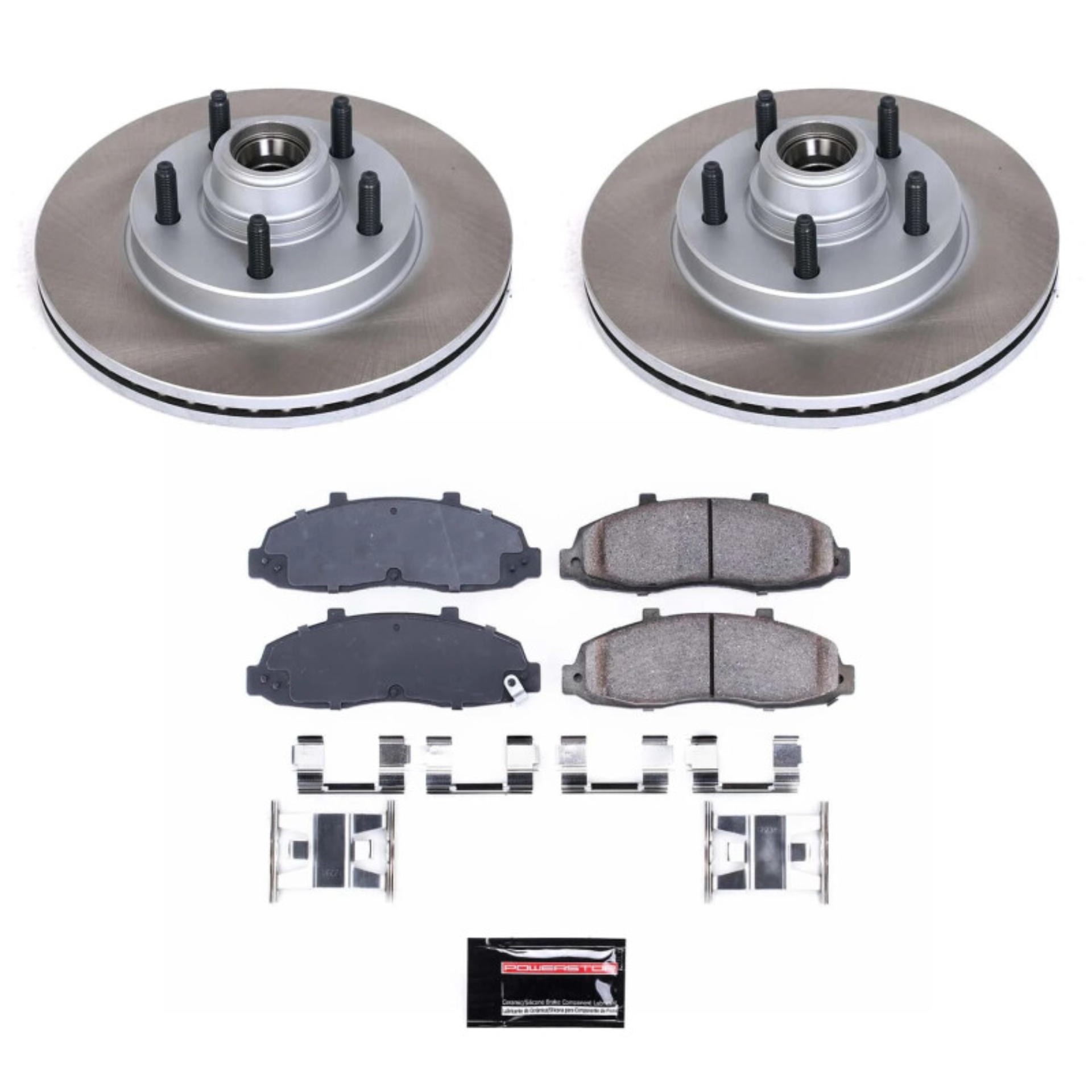 Picture of Power Stop 2002 Lincoln Blackwood Front Semi-Coated Rotor Kit