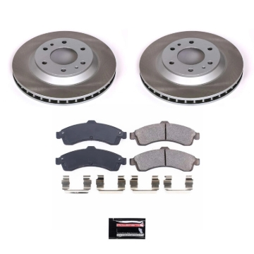 Picture of Power Stop 02-04 Oldsmobile Bravada Front Semi-Coated Rotor Kit