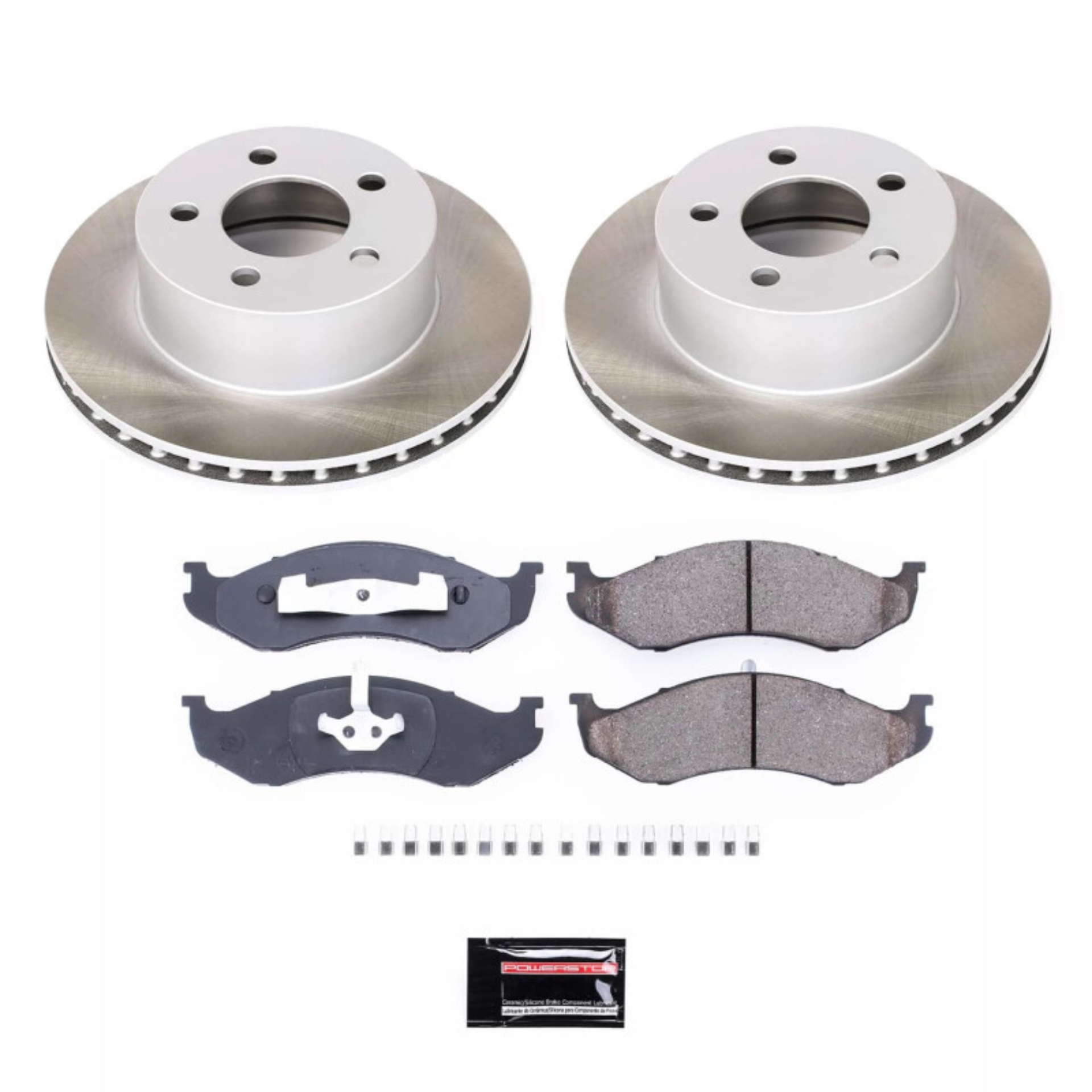 Picture of Power Stop 97-99 Jeep Wrangler Front Semi-Coated Rotor Kit