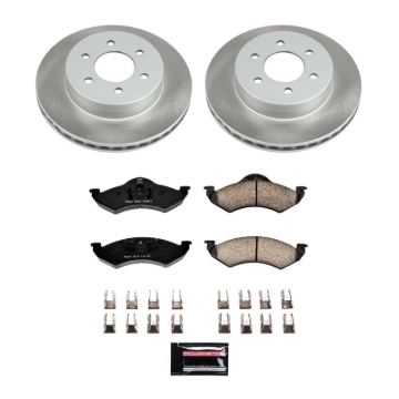Picture of Power Stop 00-02 Dodge Durango Front Semi-Coated Rotor Kit