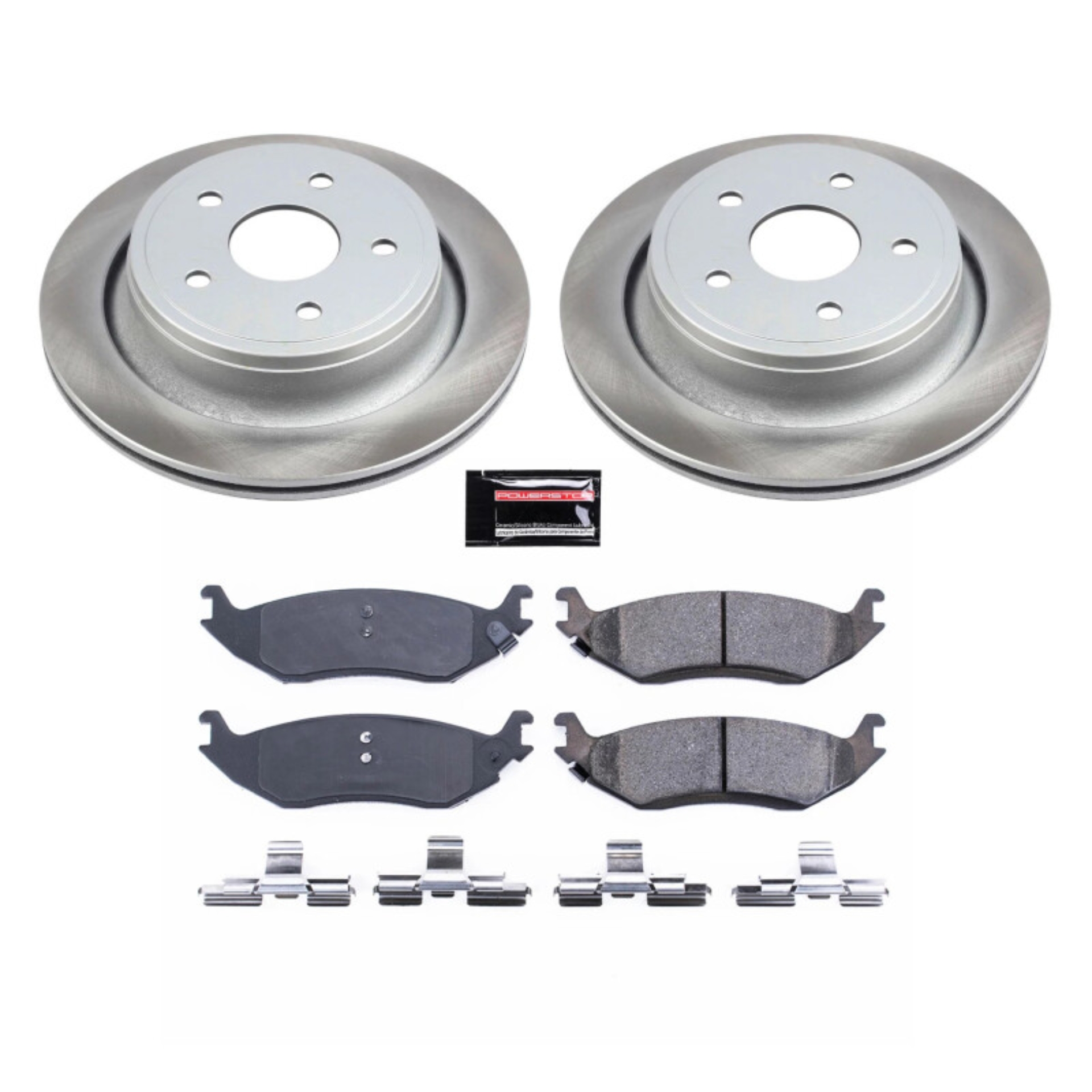 Picture of Power Stop 19-22 Ram 1500 Classic Rear Semi-Coated Rotor Kit