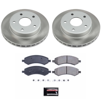 Picture of Power Stop 2011 Ram Dakota Front Semi-Coated Rotor Kit