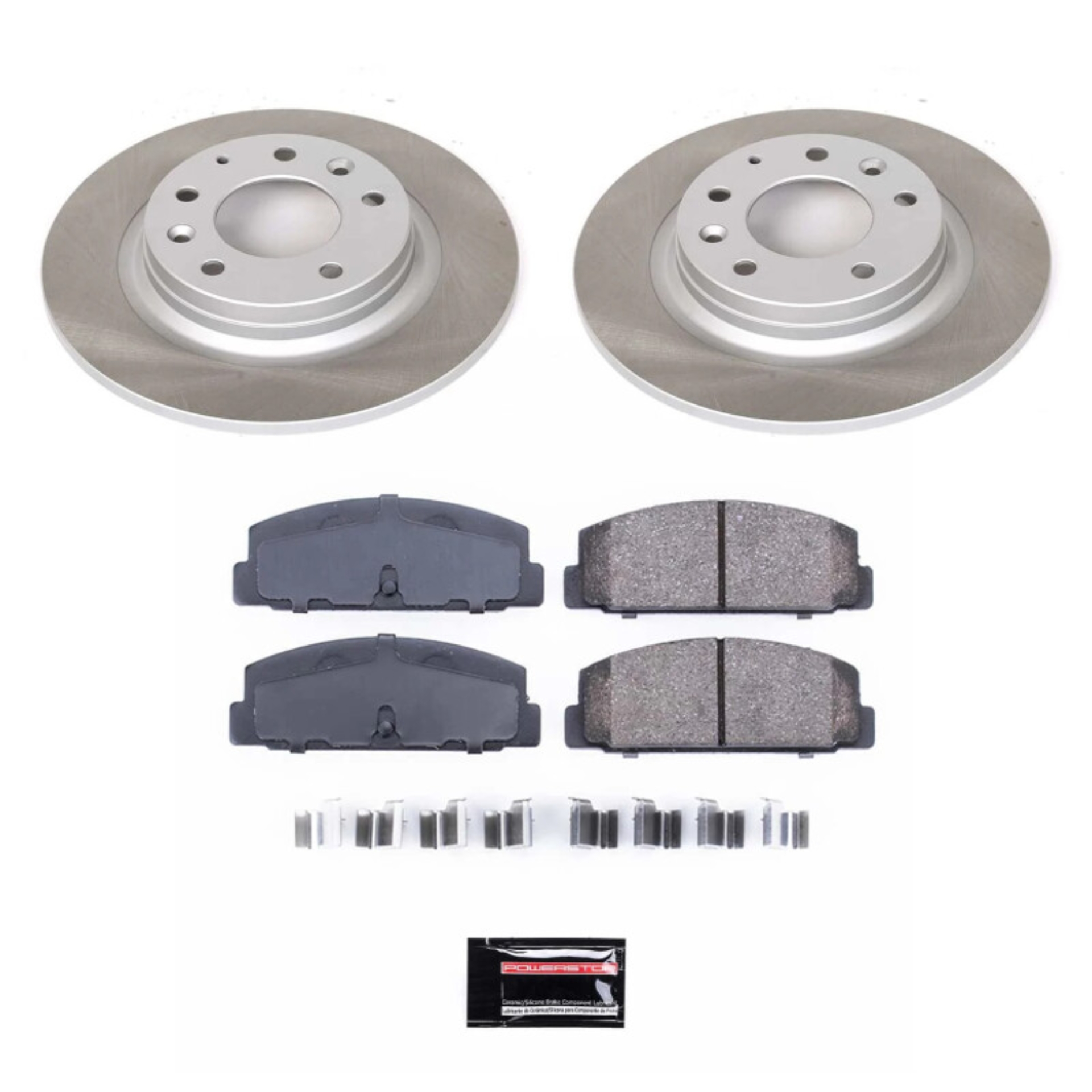 Picture of Power Stop 2003 Mazda Protege Rear Semi-Coated Rotor Kit
