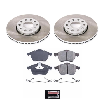 Picture of Power Stop 96-98 Audi A4 Quattro Front Semi-Coated Rotor Kit