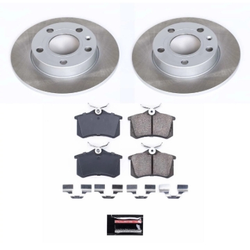 Picture of Power Stop 02-05 Audi A4 Quattro Rear Semi-Coated Rotor Kit