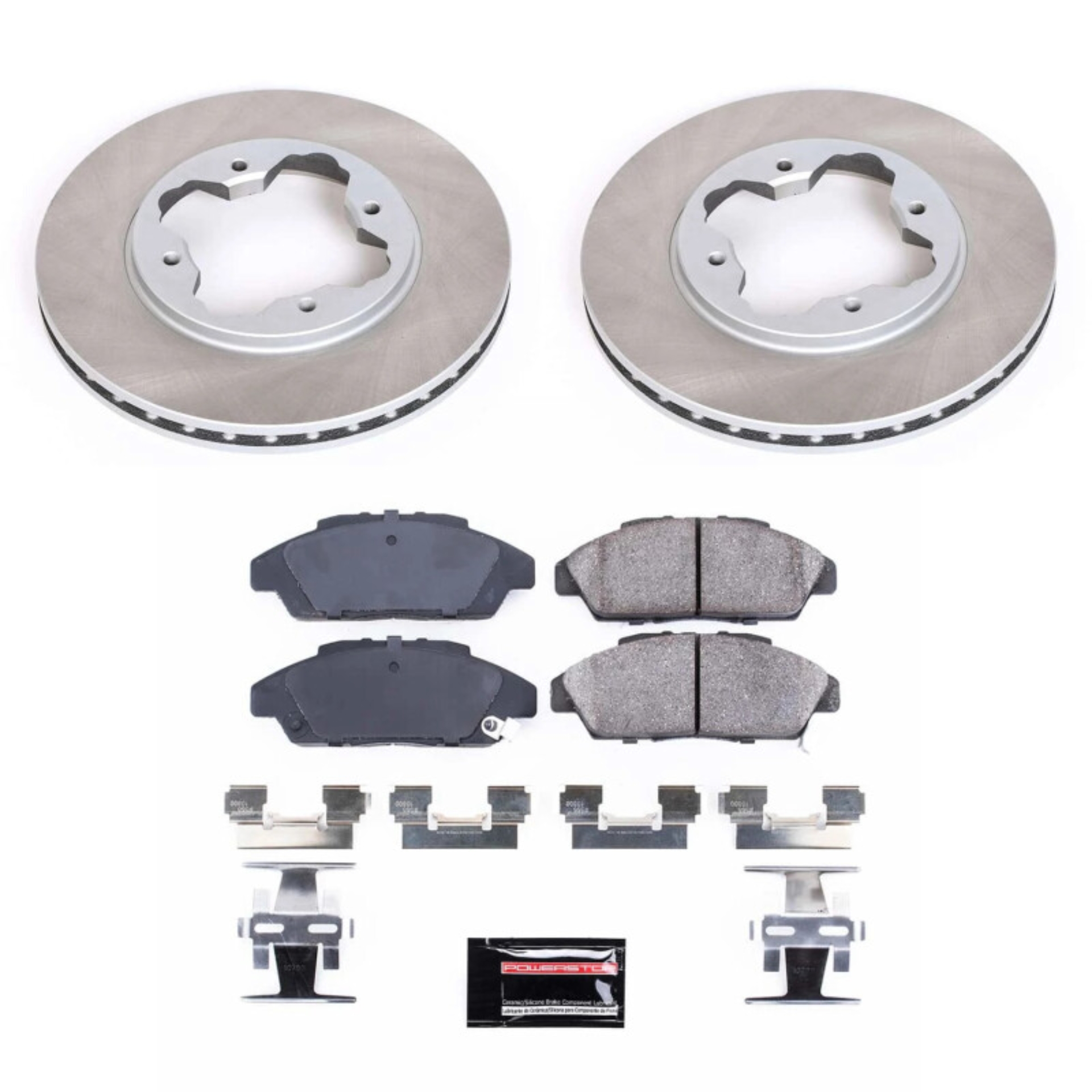Picture of Power Stop 90-93 Honda Accord Front Semi-Coated Rotor Kit