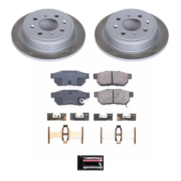 Picture of Power Stop 88-91 Honda Prelude Rear Semi-Coated Rotor Kit