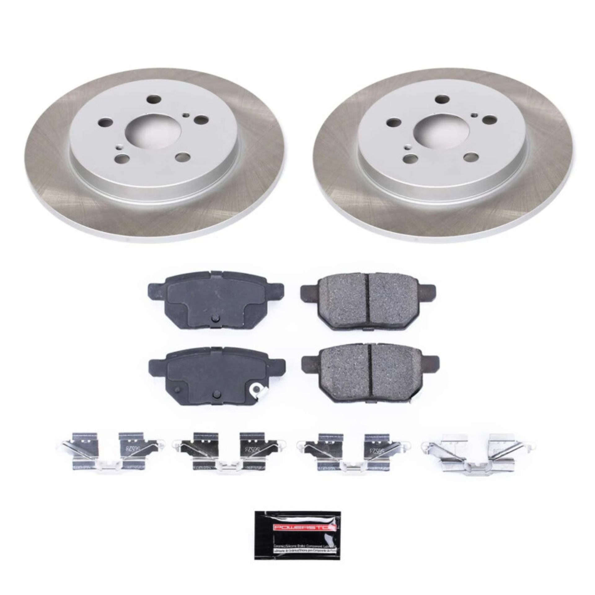 Picture of Power Stop 17-22 Toyota Prius Prime Rear Semi-Coated Rotor Kit