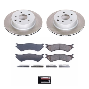 Picture of Power Stop 99-07 Ford E-350 Super Duty Rear Semi-Coated Rotor Kit