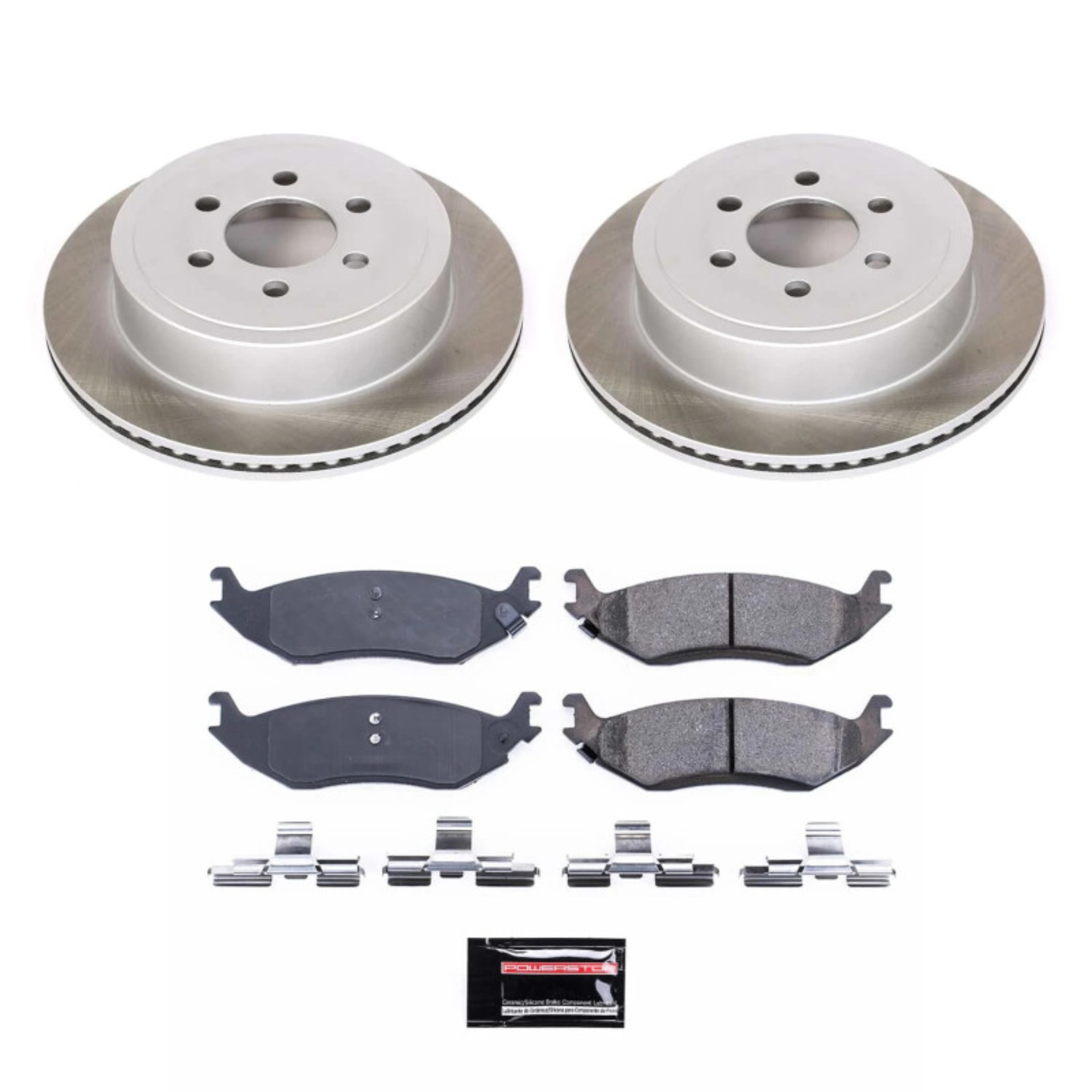 Picture of Power Stop 2003 Dodge Durango Rear Semi-Coated Rotor Kit