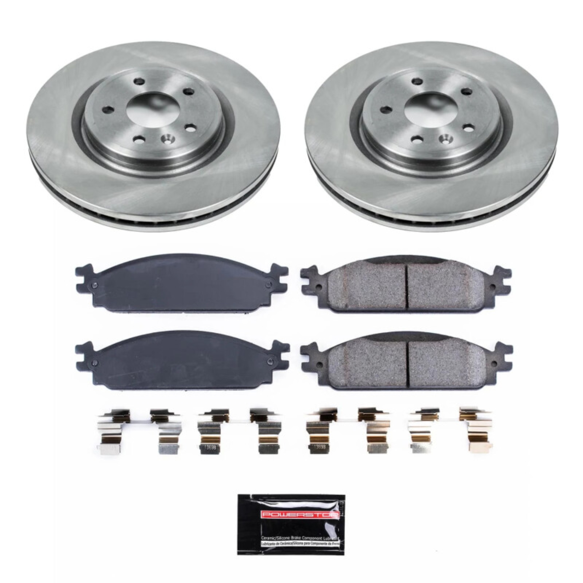 Picture of Power Stop 2010 Lincoln MKT Front Semi-Coated Rotor Kit
