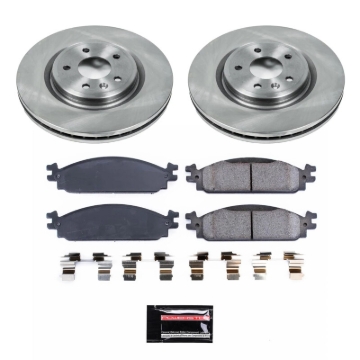 Picture of Power Stop 2010 Lincoln MKT Front Semi-Coated Rotor Kit