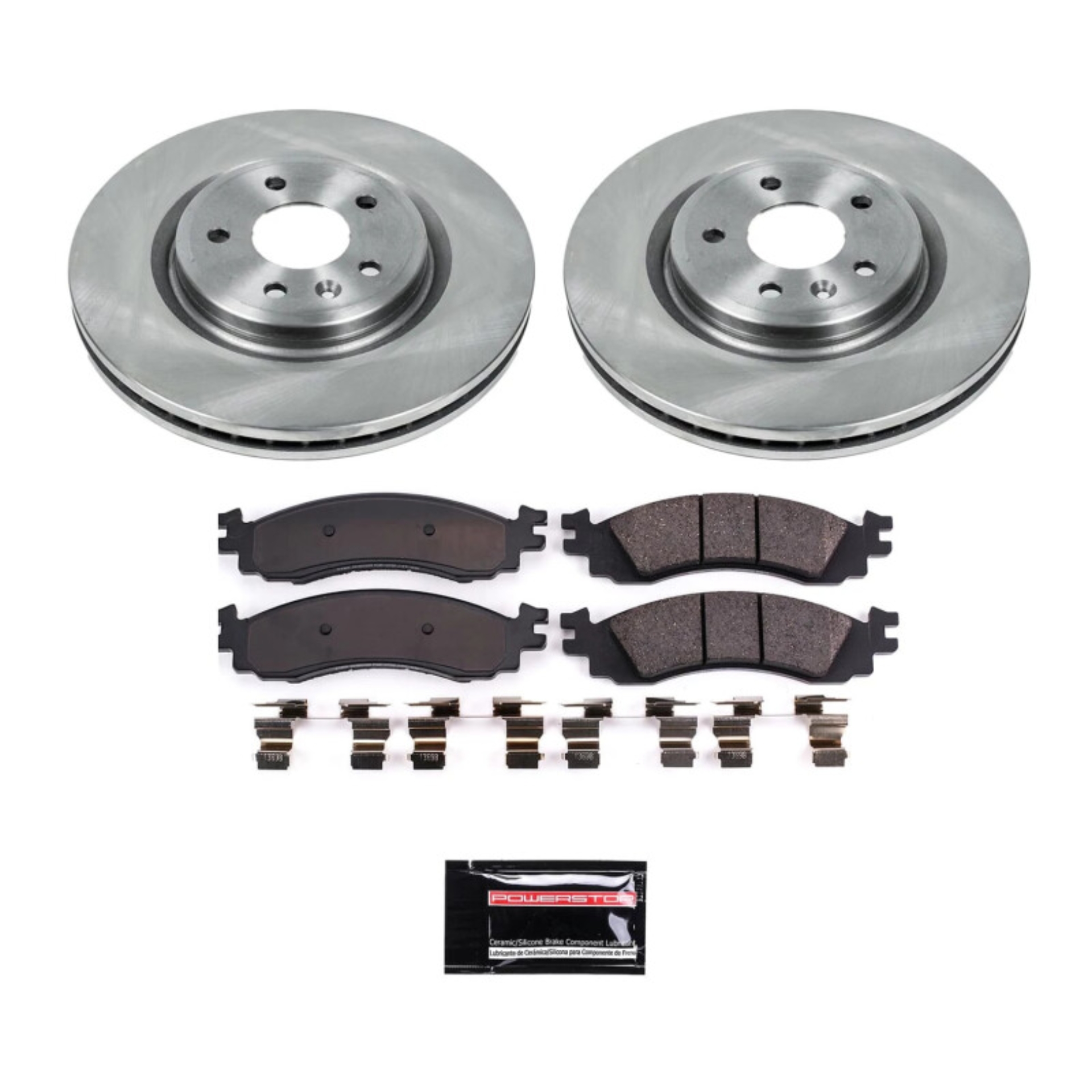 Picture of Power Stop 2010 Ford Taurus Front Semi-Coated Rotor Kit