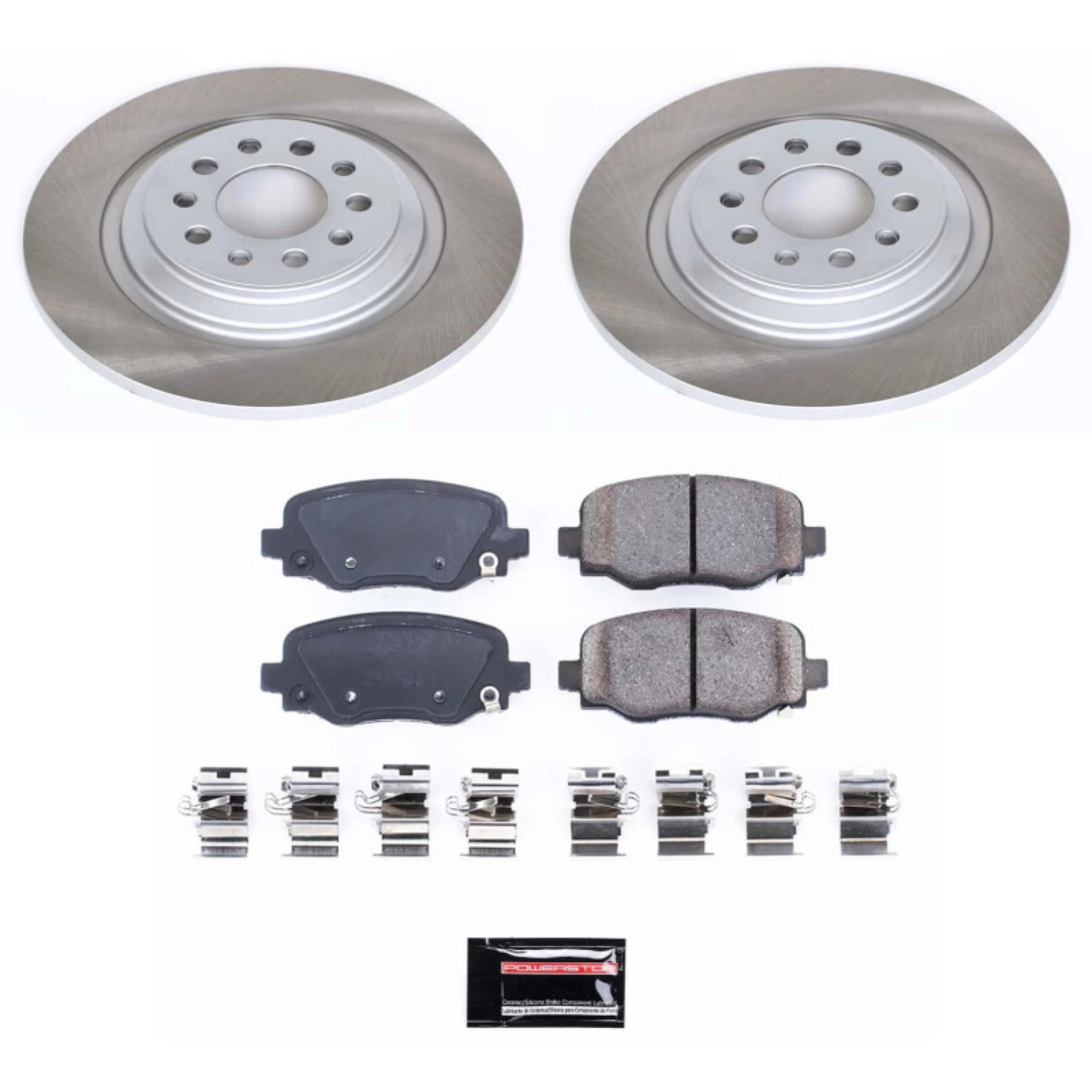 Picture of Power Stop 14-22 Jeep Cherokee Rear Semi-Coated Rotor Kit