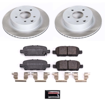 Picture of Power Stop 17-22 Nissan Rogue Sport Rear Semi-Coated Rotor Kit