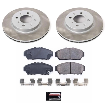 Picture of Power Stop 93-95 Honda Civic Front Semi-Coated Rotor Kit