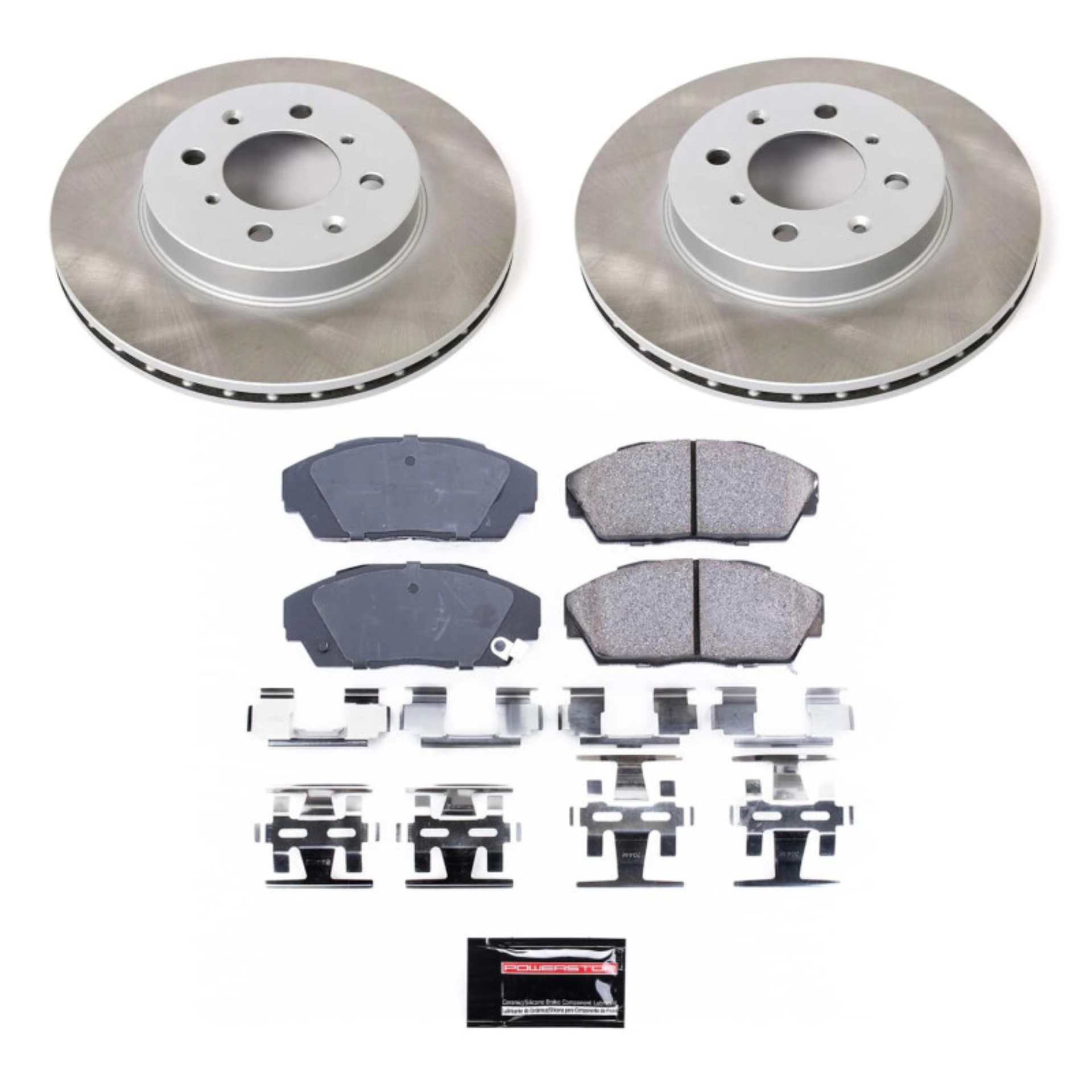 Picture of Power Stop 90-93 Honda Civic Front Semi-Coated Rotor Kit