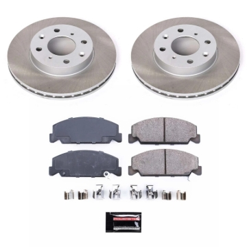 Picture of Power Stop 93-97 Honda Civic del Sol Front Semi-Coated Rotor Kit