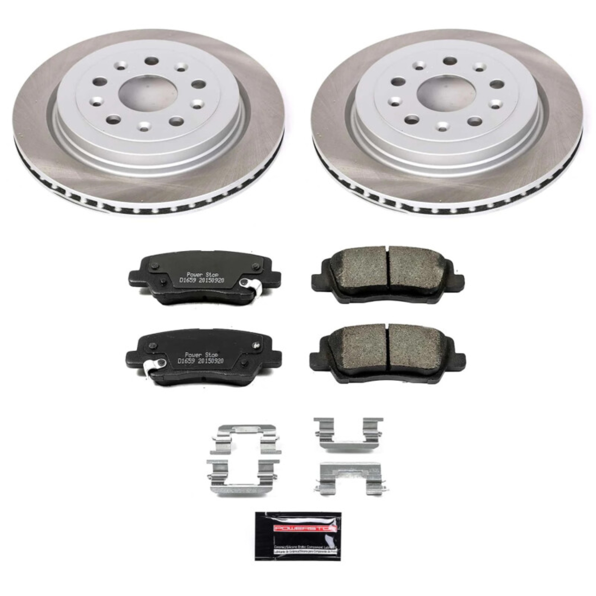 Picture of Power Stop 14-19 Cadillac CTS Rear Semi-Coated Rotor Kit