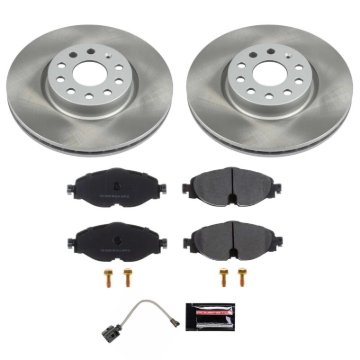 Picture of Power Stop 22-24 Volkswagen Taos Front Semi-Coated Rotor Kit