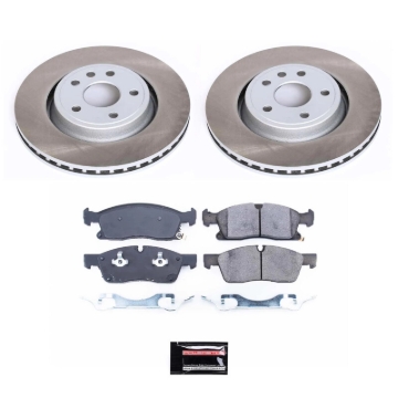 Picture of Power Stop 2022 Jeep Grand Cherokee WK Front Semi-Coated Rotor Kit