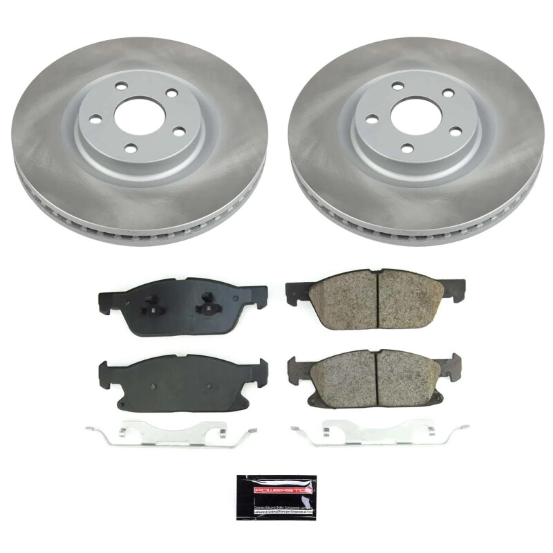 Picture of Power Stop 15-20 Ford Edge Front Semi-Coated Rotor Kit