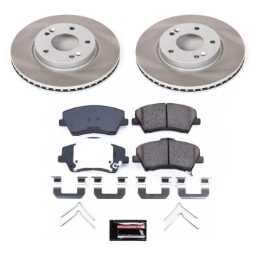 Picture of Power Stop 17-20 Hyundai Elantra Front Semi-Coated Rotor Kit