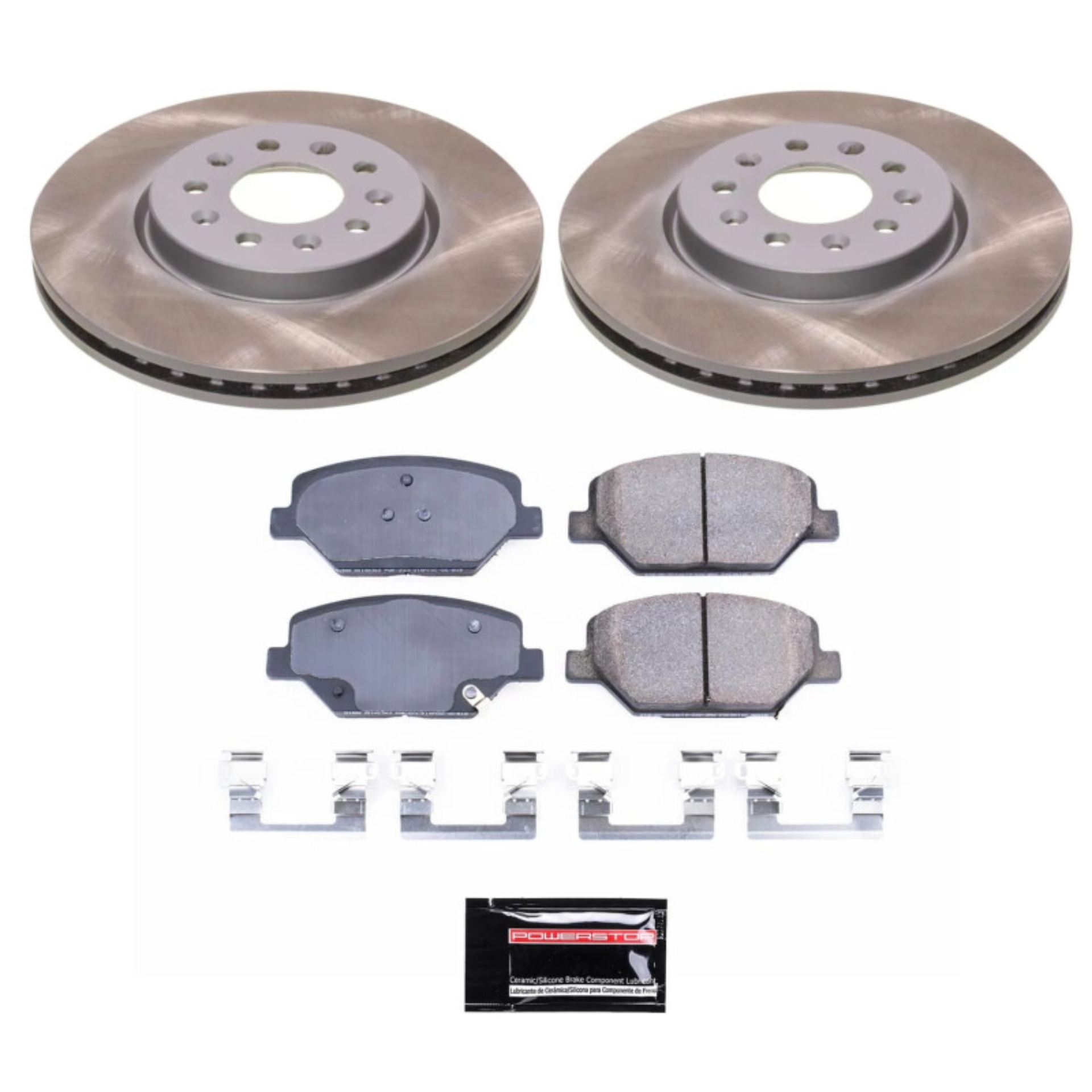 Picture of Power Stop 18-21 GMC Terrain Front Semi-Coated Rotor Kit