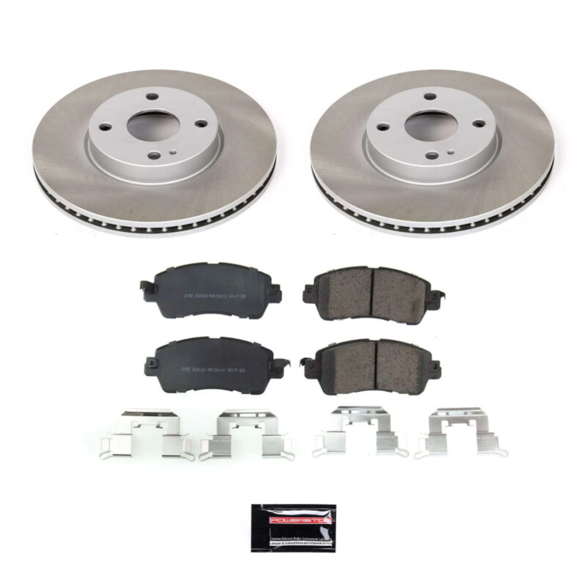 Picture of Power Stop 17-18 Toyota Yaris iA Front Semi-Coated Rotor Kit