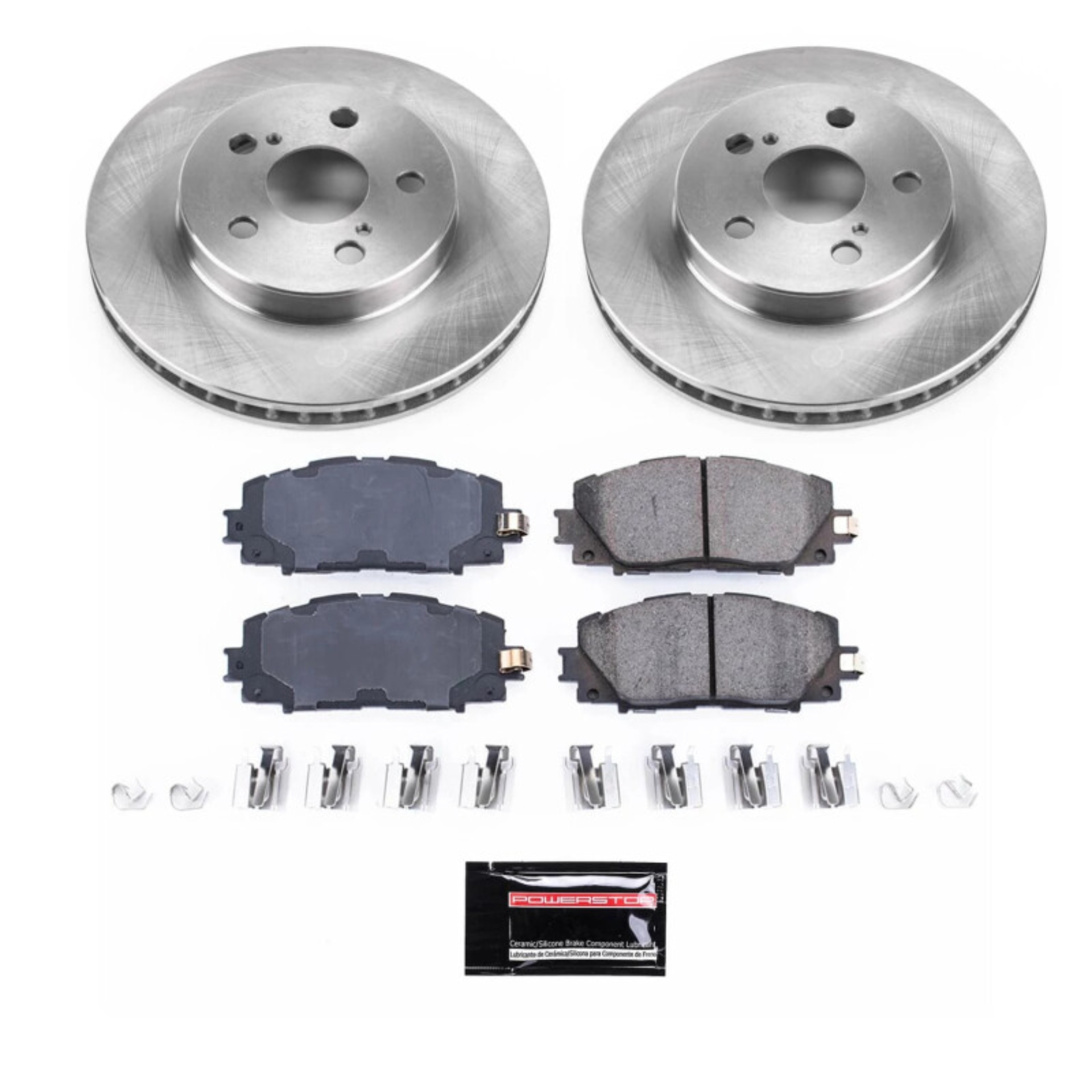 Picture of Power Stop 17-19 Toyota Prius Prime Front Semi-Coated Rotor Kit