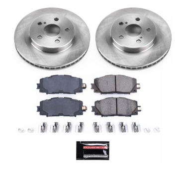 Picture of Power Stop 17-19 Toyota Prius Prime Front Semi-Coated Rotor Kit