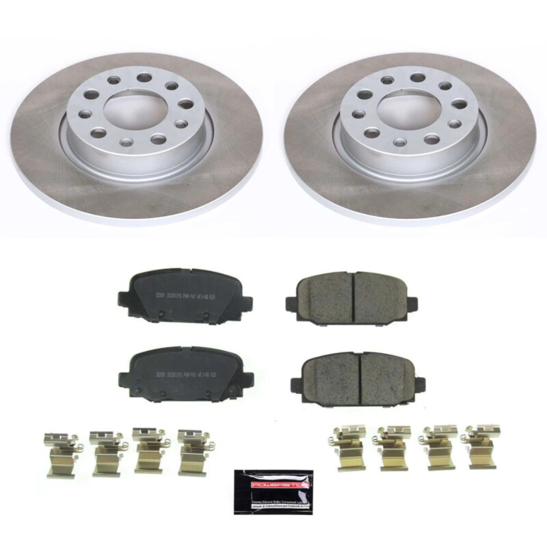 Picture of Power Stop 17-22 Jeep Compass Rear Semi-Coated Rotor Kit