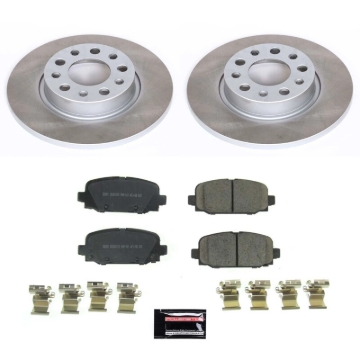 Picture of Power Stop 17-22 Jeep Compass Rear Semi-Coated Rotor Kit