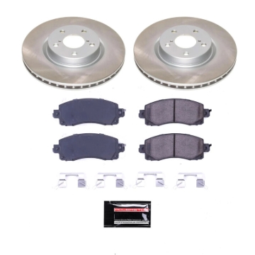 Picture of Power Stop 17-22 Subaru Impreza Front Semi-Coated Rotor Kit