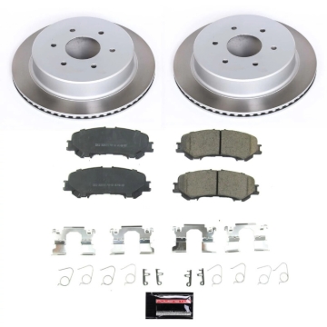 Picture of Power Stop 17-22 Nissan TITAN Rear Semi-Coated Rotor Kit