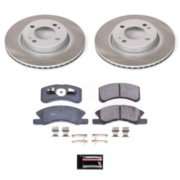 Picture of Power Stop 17-20 Mitsubishi Mirage G4 Front Semi-Coated Rotor Kit