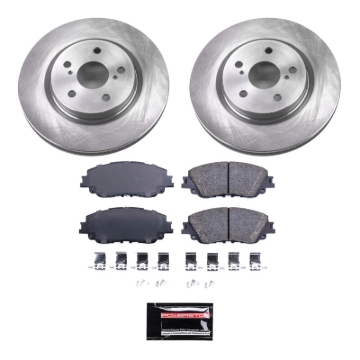 Picture of Power Stop 21-23 Toyota Venza Front Semi-Coated Rotor Kit