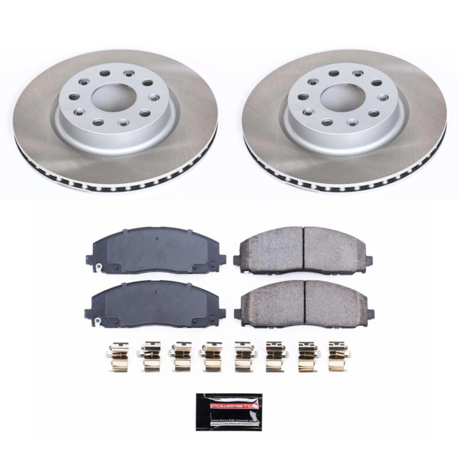 Picture of Power Stop 18-22 Jeep Wrangler Front Semi-Coated Rotor Kit