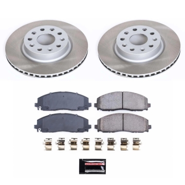 Picture of Power Stop 18-22 Jeep Wrangler Front Semi-Coated Rotor Kit